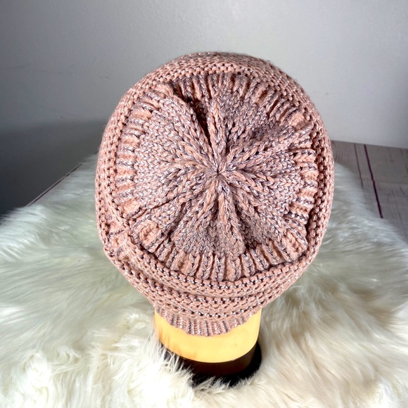 NEW C&C Pink & Silver ski/snow Hat - Picture 3 of 5